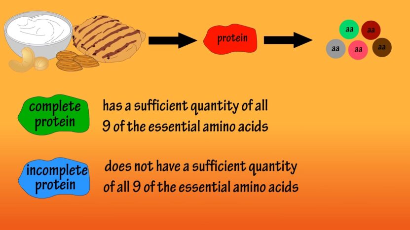 Complete vs Incomplete Proteins